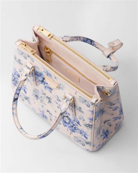 prada periwinkle bag|Periwinkle Blue Prada Galleria Printed Saffiano .